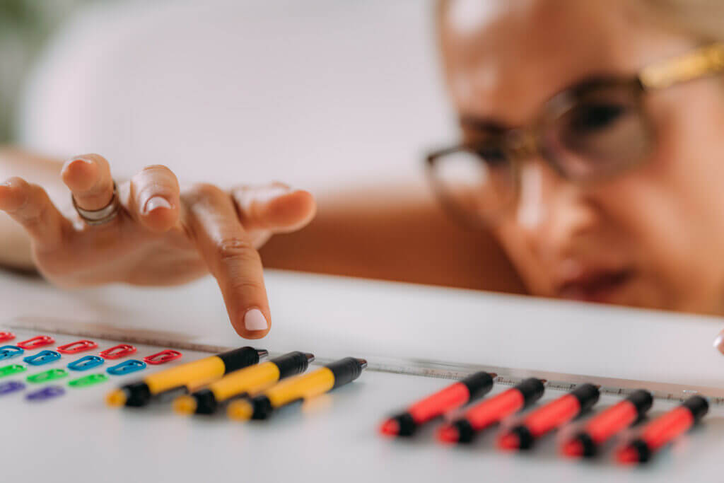 OCD or obsessive compulsive disorder concept