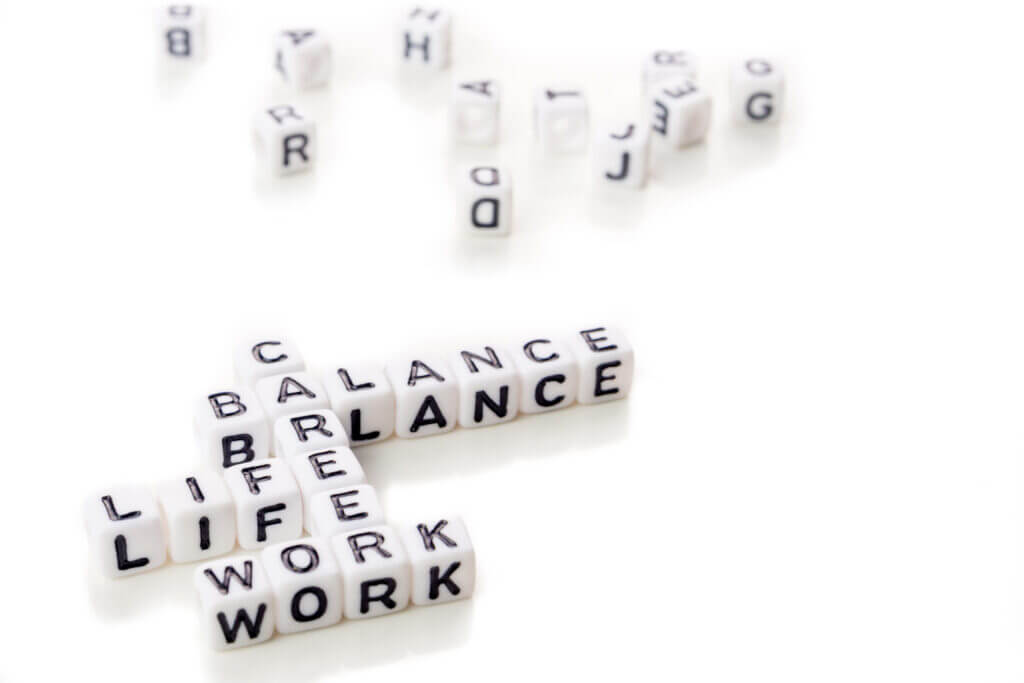 work life balance theme as a part of healthy lifestyle