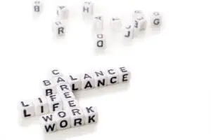work life balance theme as a part of healthy lifestyle