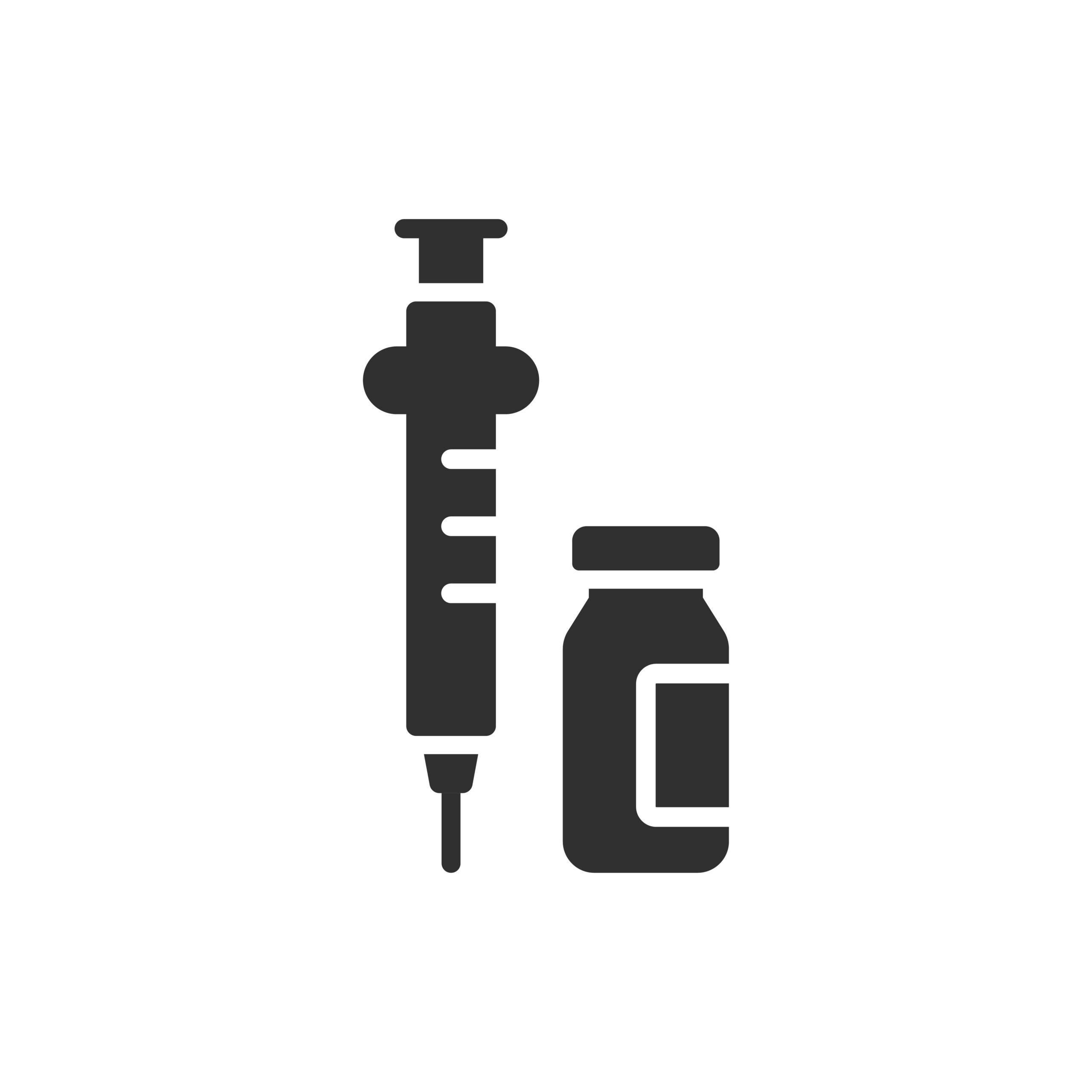 Syringe and Ketamine Vial