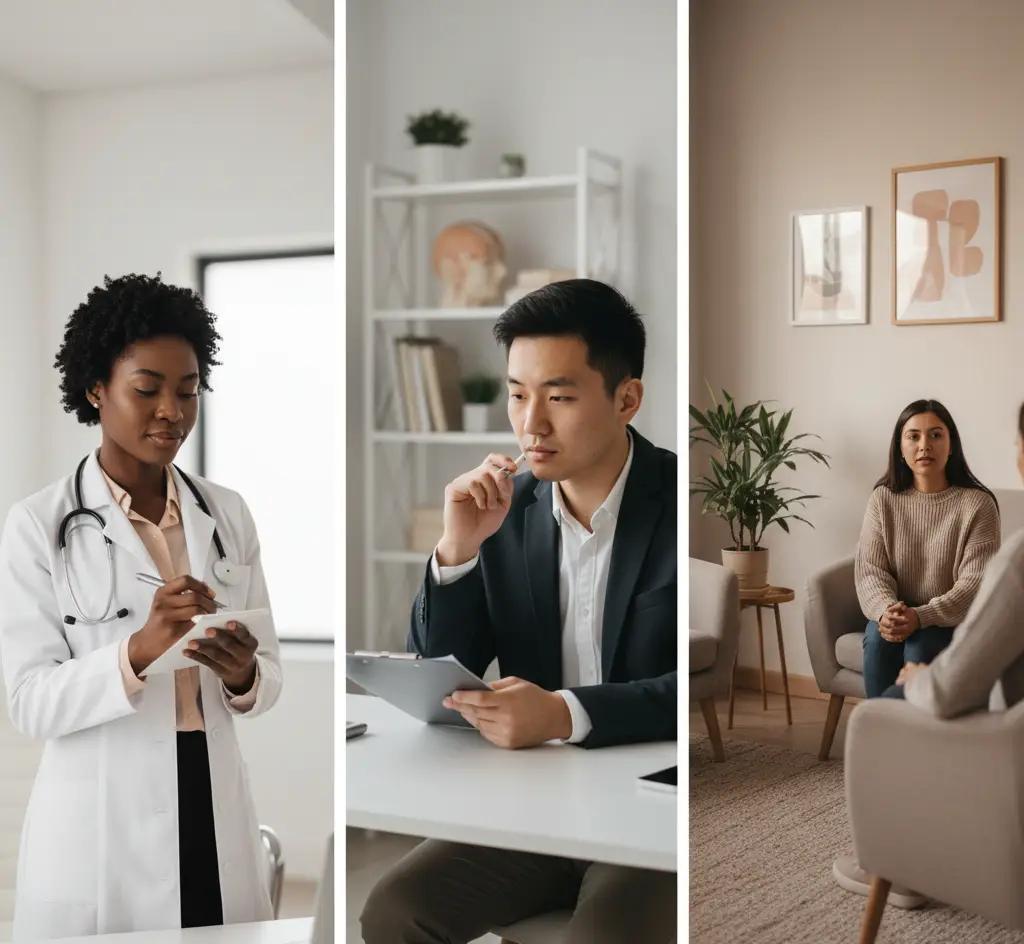 MindWell Psychiatrist vs Psychologist vs Therapist