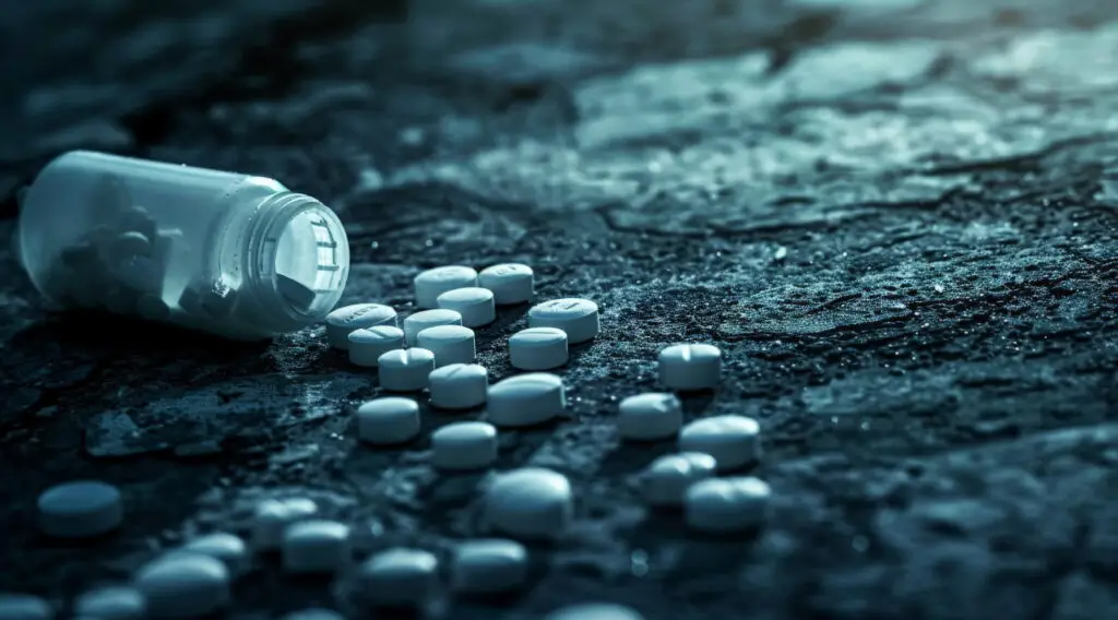 MindWell Suboxone Pill Bottle Spilled on the Ground