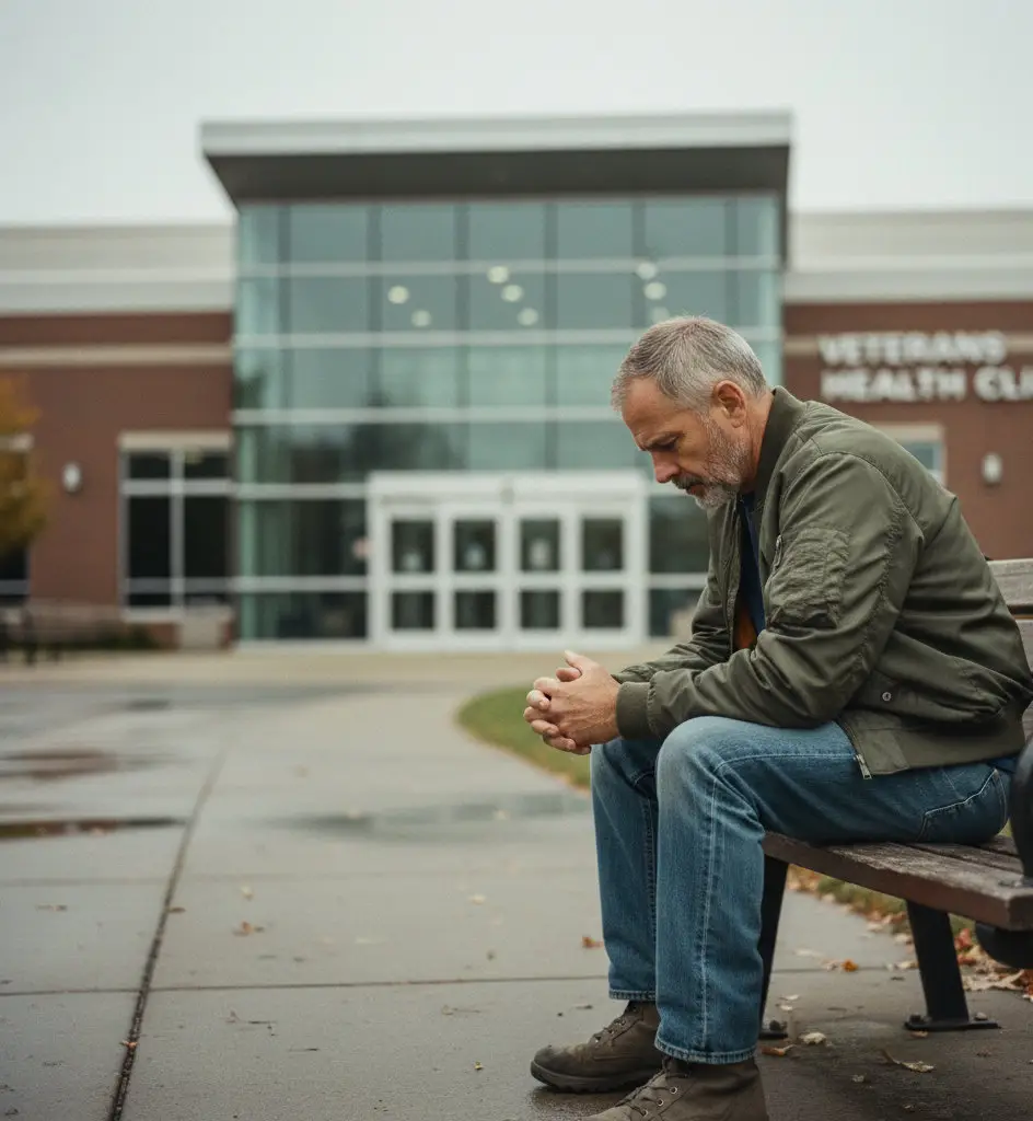 Man sitting on a bench