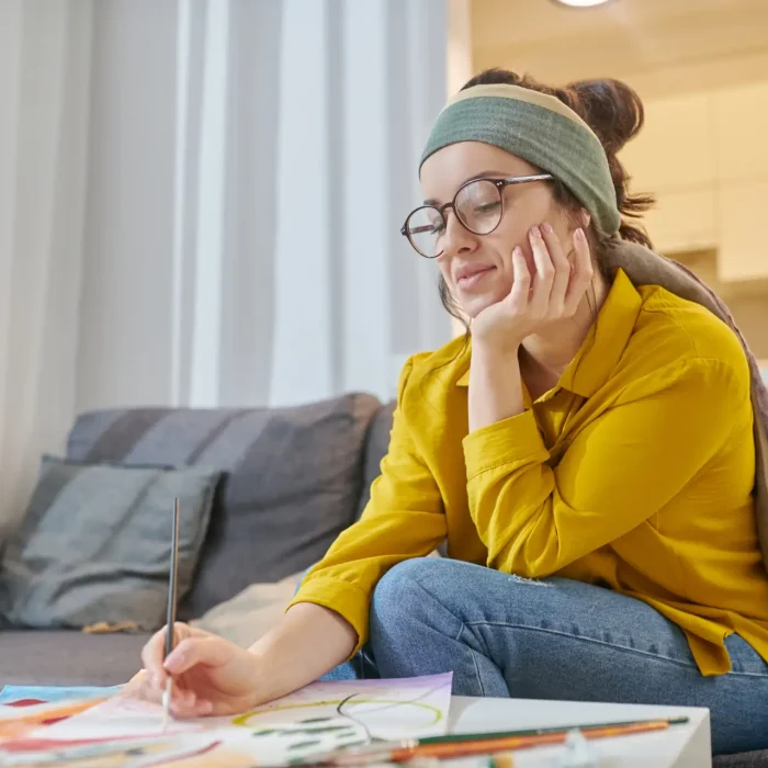 person sitting on couch with adhd in las vegas nv