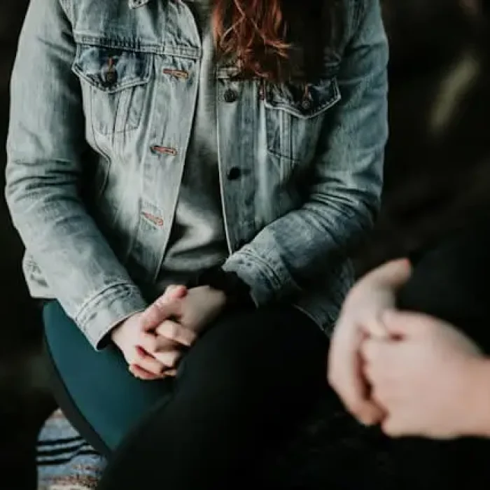 In moments of vulnerability, a gentle touch can offer silent support.